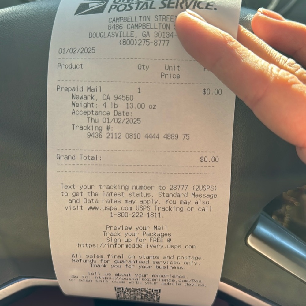 Shipping details